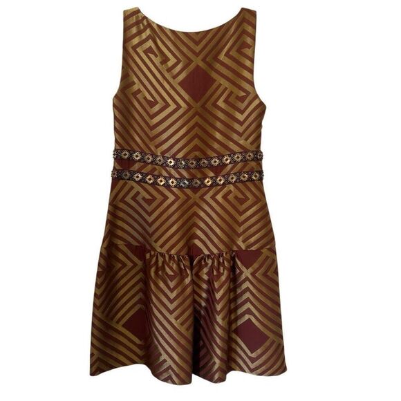 Diane Von Furstenberg Eugenia Silk Blend Fit & Flare Dress Sz 10 Old Money, Lux - Picture 6 of 16